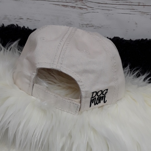 Distressed Cream 'Dog Mom' Cap - Picture 2 of 2
